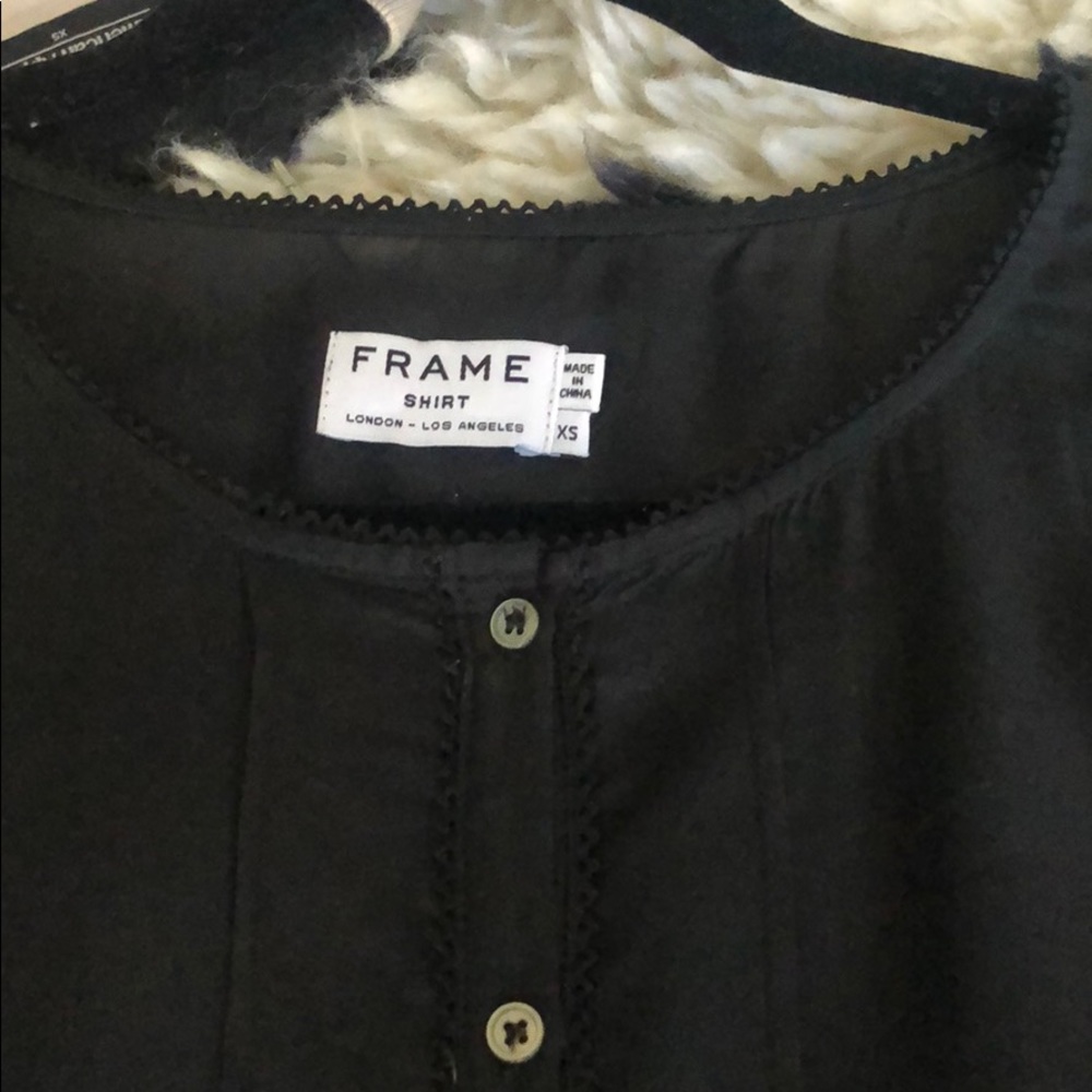Frame silk buttoned blouse - Picture 4 of 4